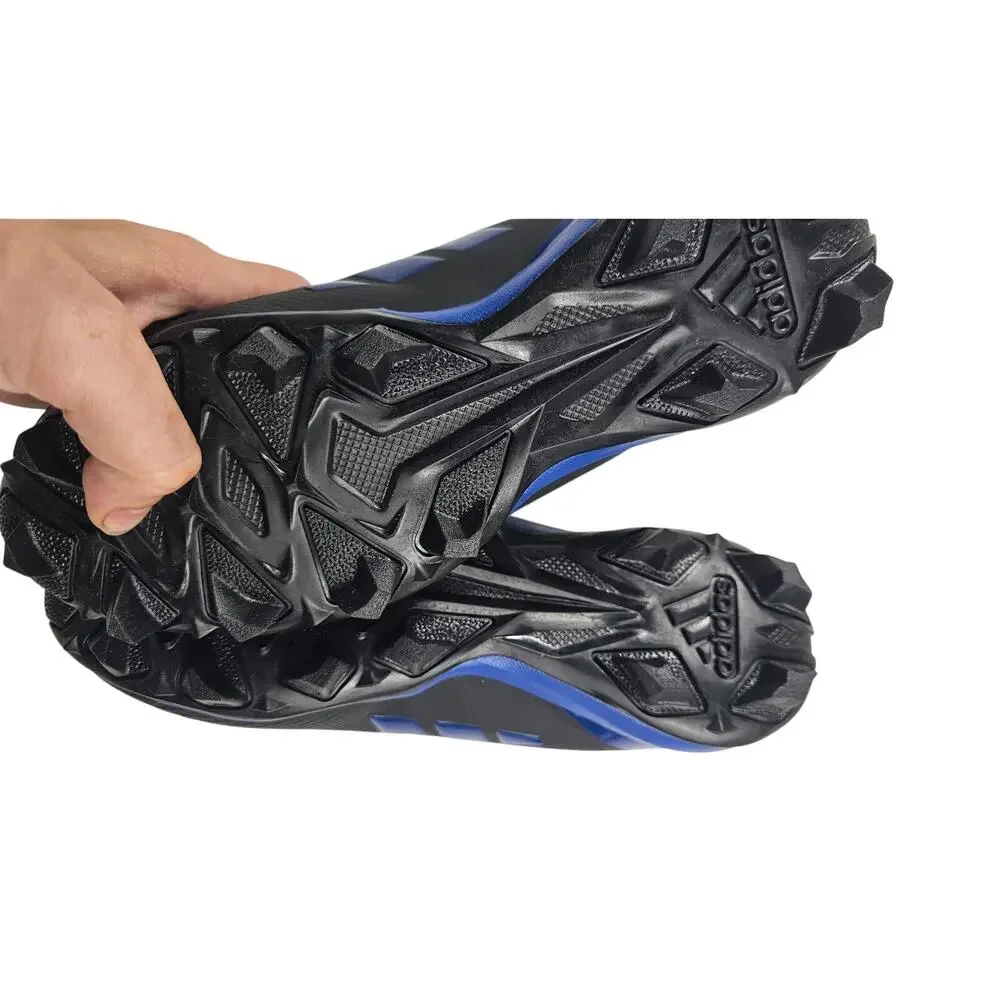 NWT adidas Adizero MD Football Cleats blue black sz 6 performance new
